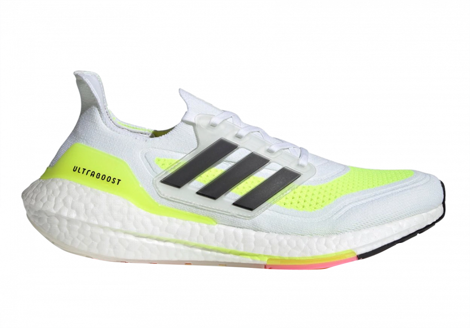 WMNS Ultra Boost 2021 Cloud White Core Black Solar Yellow