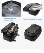 Sac de Compression Voyage – Sac de Rangement Sous Vide Réutilisable avec Pompe