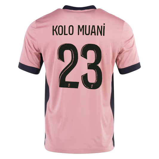Nike Paris Saint-Germain Randal Kolo Muani Third Jersey 24/25 (Rust Pink/Black)