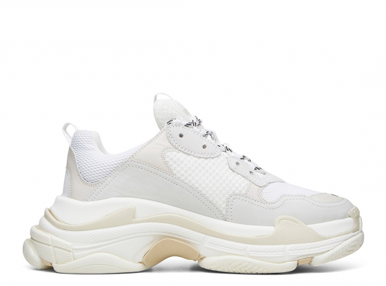 BALENCIAGA TRIPLE S TRAINERS WHITE