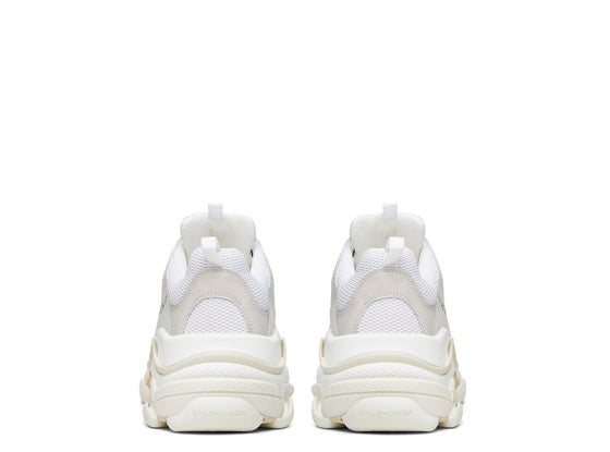 BALENCIAGA TRIPLE S TRAINERS WHITE
