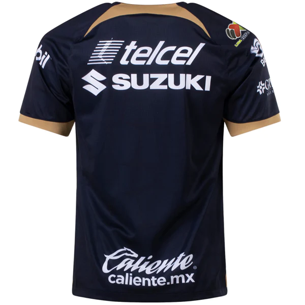 Nike Pumas UNAM Away Jersey w/ Liga MX Patch 23/24 (Obsidian/Truly Gold)