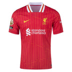 Nike Liverpool Match Authentic Home Jersey w/ Champions Nameset + EPL 2025 (Gym Red/Chrome Yellow) (Copy)
