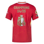 Nike Liverpool Match Authentic Home Jersey w/ Champions Nameset + EPL 2025 (Gym Red/Chrome Yellow) (Copy)
