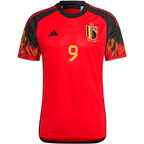adidas Belgium Romelu Lukaku Home Jersey 22/23 (Red/Black)