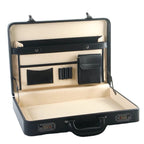 Mallette Business 17 Pouces en Cuir PU – Sacoche Ordinateur Portable avec Serrure à Code