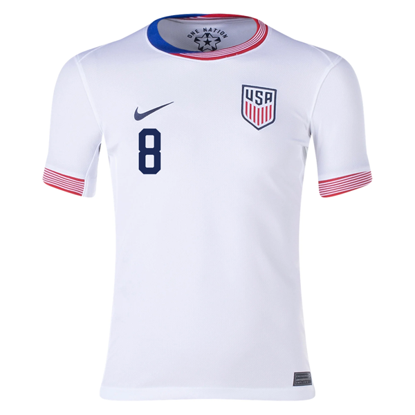 Nike Youth United States Weston McKennie Home Jersey 24/25 (White)
