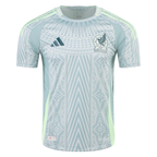 adidas Mens Mexico Authentic Away Jersey 24/25 (Linen Green)