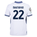Nike Inter Milan Authentic Henrikh Mkhitaryan Away Jersey w/ Champions League + Scudetto Patch 24/25 (White/Silver)