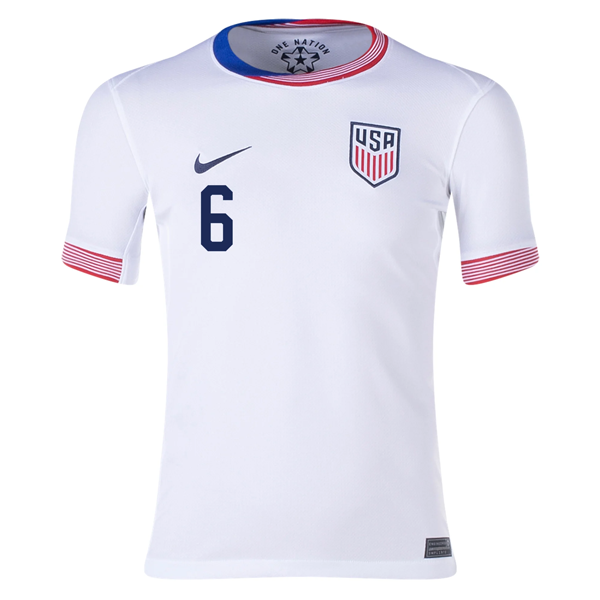 Nike Youth United States Yunus Musah Home Jersey 24/25 (White)