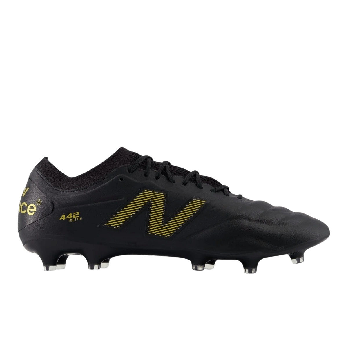 New Balance 442 Elite FG Firm Ground Soccer Cleats V2- Black/Gold Metallic