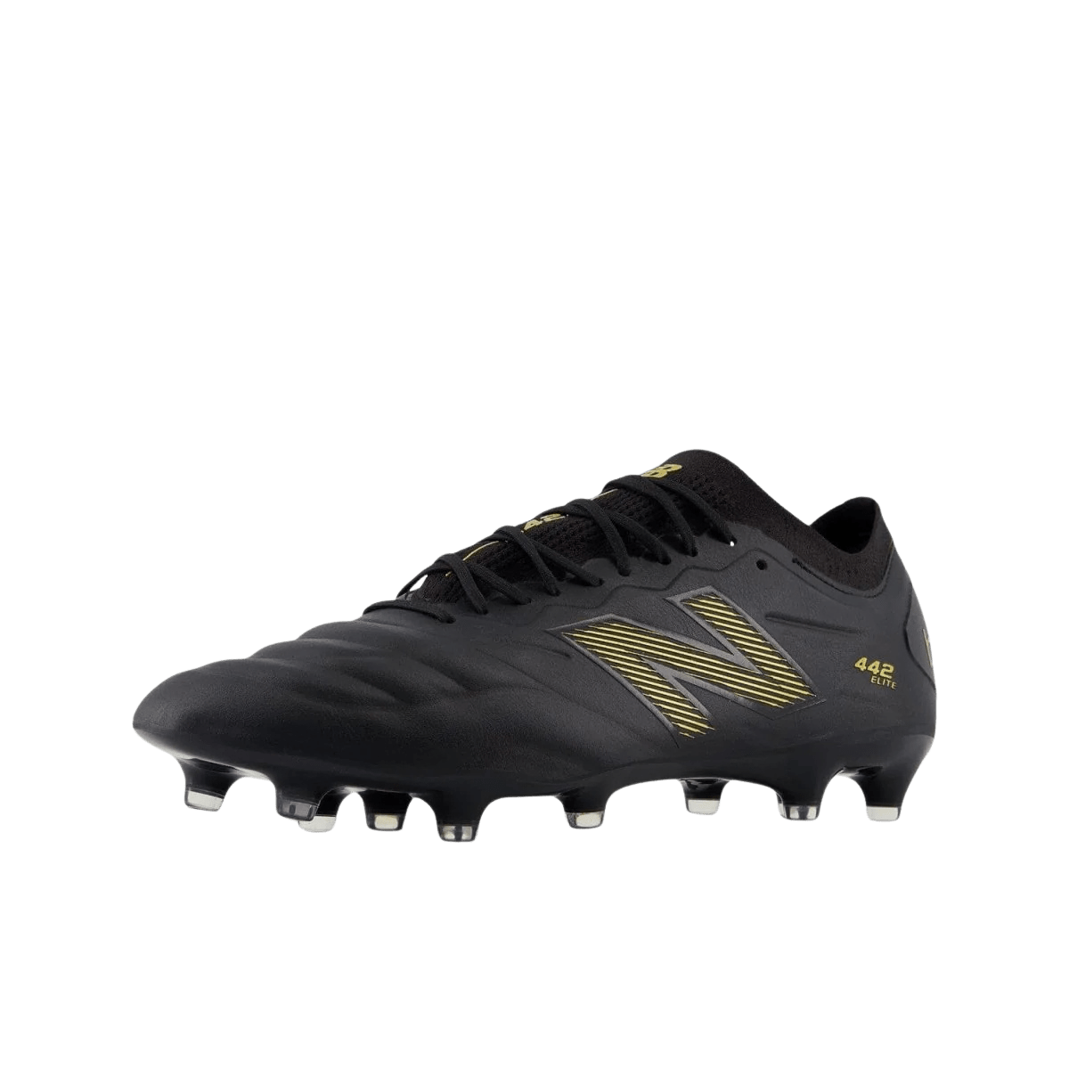 New Balance 442 Elite FG Firm Ground Soccer Cleats V2- Black/Gold Metallic