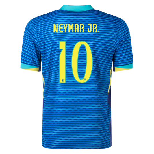 Nike Mens Brazil Neymar Jr. Away Jersey 24/25 (Soar/Dynamic Yellow)