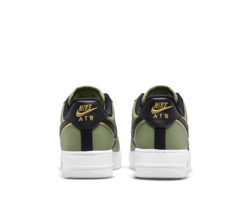 Air Force 1 Low 07 LV8 Double Swoosh Olive Gold Black