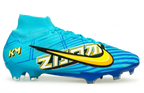 Nike Zoom Mercurial Superfly 9 Elite KM FG-Baltic Blue/White
