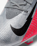 Nike Mercurial Superfly 7 Pro FG- Metallic Grey/Laser Crimson
