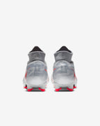 Nike Mercurial Superfly 7 Pro FG- Metallic Grey/Laser Crimson