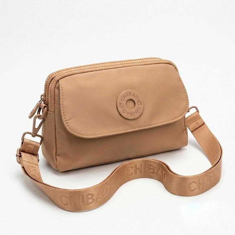Sac Bandoulière Femme Noir – Petit Sac Crossbody Imperméable Nylon | Sac à Main