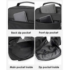 SAC À BANDOULIÈRE LÉGER POUR HOMME - SAC MESSAGER OXFORD ÉLÉGANT ET DÉCONTRACTÉ