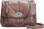 David Jones - Sac Bandoulière Matelassé Rabat Tourniquet Cuir PU Femme