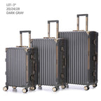 Set de Valises Rigides 3 Pièces (20/24/28 pouces) – Cadre Aluminium, Serrure TSA, 4 Roues 360° | 6 Couleurs