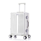 Valise Cabine Aluminium 20" avec Port USB & Compartiment PC – Livraison Maroc