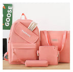 Ensemble de 4 en 1 sacs d'école pour filles