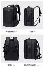 Sac à Dos de Voyage Extensible 32-44L avec Compartiment PC 15.6" – Imperméable et Multifonction