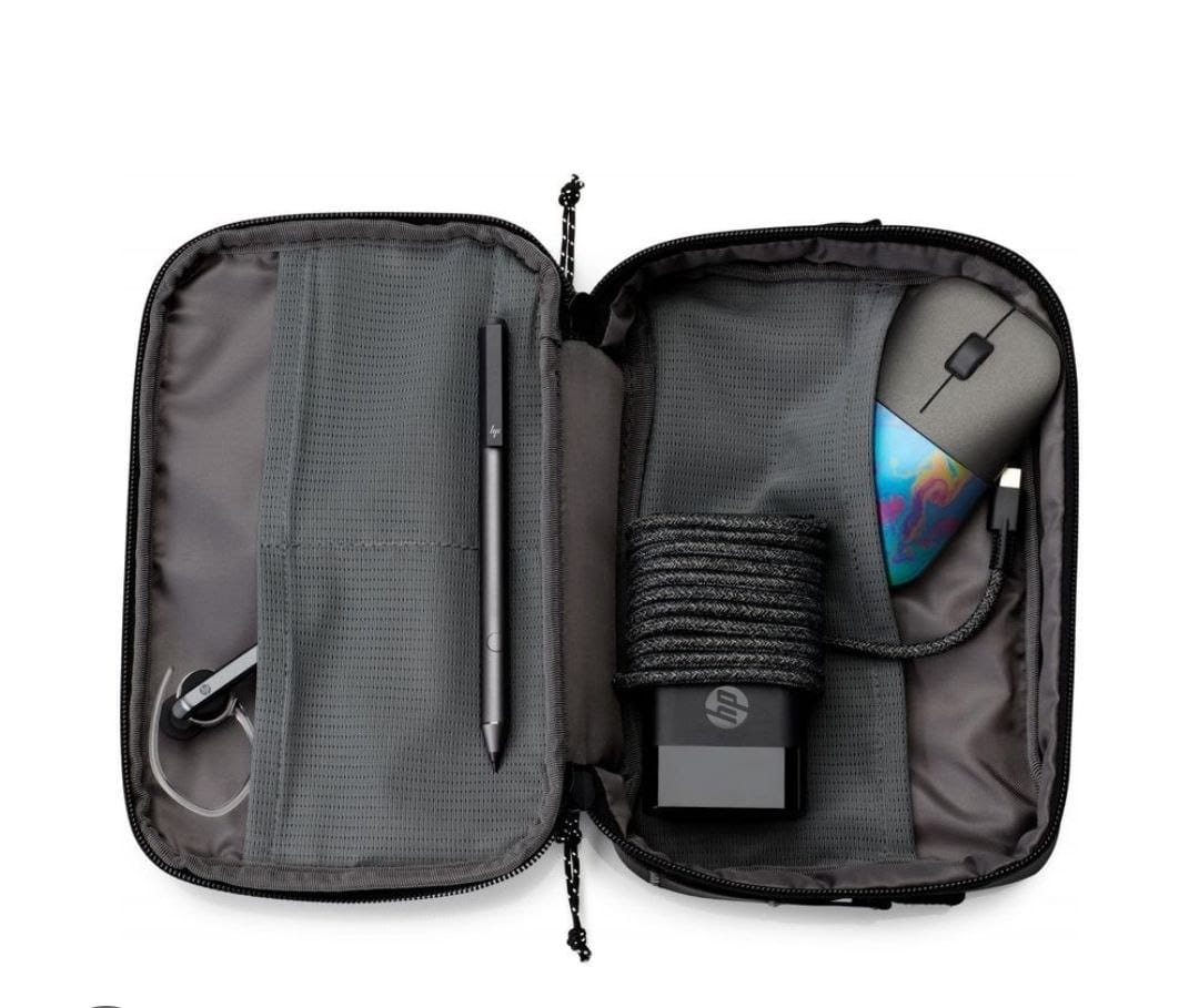 HP Tech Pouch – Sac Organisateur Étanche pour Accessoires Électroniques et de Voyage