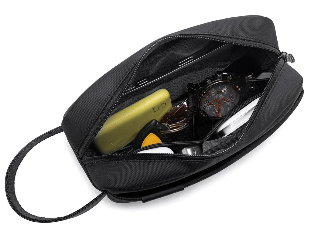 Pochette Unisexe Multifonction – Sac Élégant et Résistant à l’Eau, Grande Capacité 2,2 L