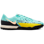 Nike Junior Phantom GT2 Academy TF Artificial Turf Soccer Shoe - Glacier Ice/Black/Yellow Strike