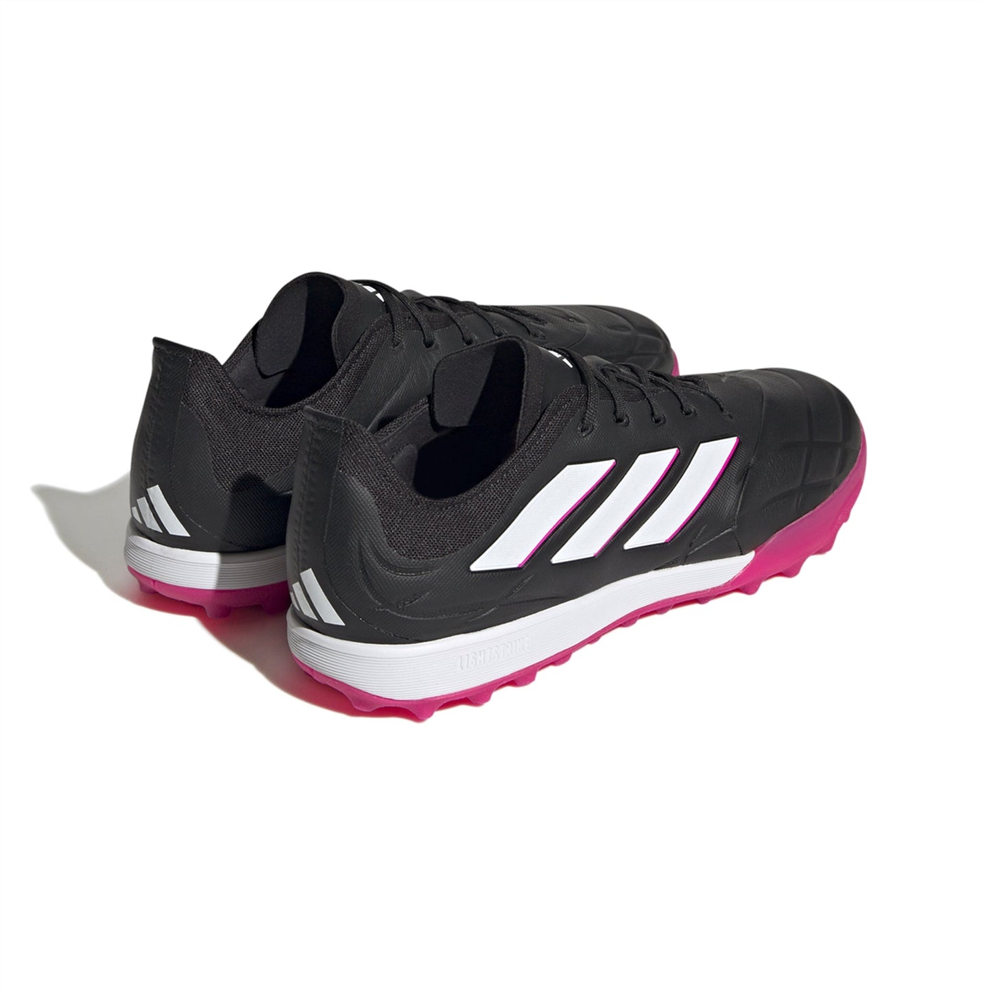 adidas Copa Pure.1 TF Turf Soccer Shoes - Black/Metalic/Pink