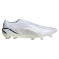 adidas X Speedportal+ FG Firm Ground Soccer Cleats- White/Black