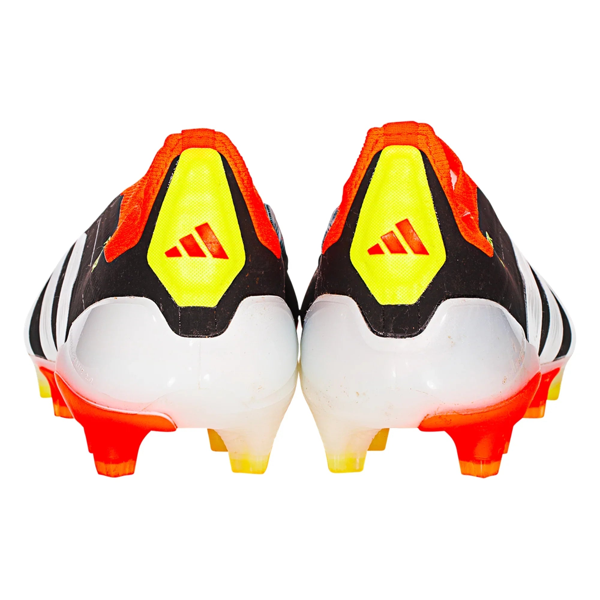 adidas Predator Elite Laceless FG Firm Ground Soccer Cleat - Core Black/White/Solar Red