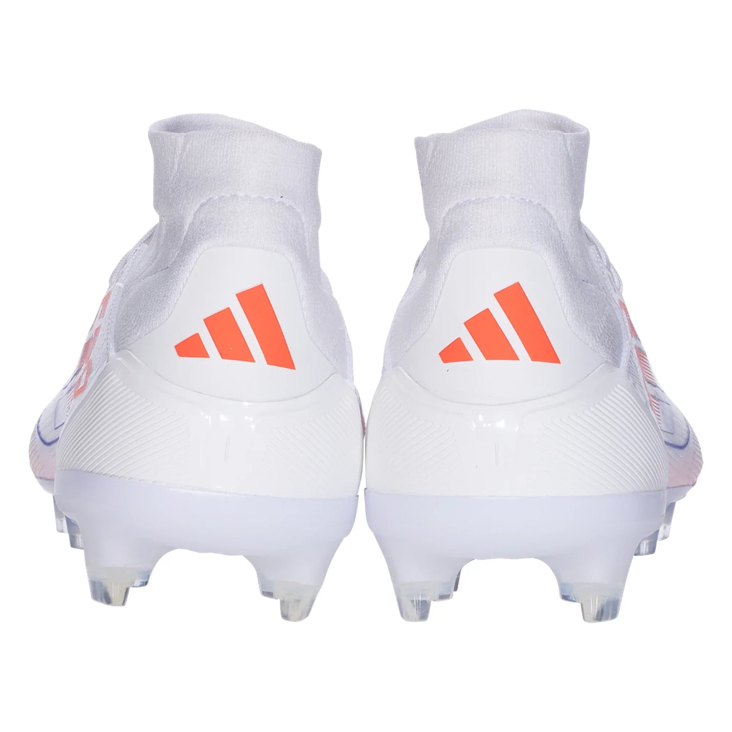 adidas F50 Pro Mid FG Women’s Firm Ground Soccer Cleat - White/Solar Red/Lucid Blue