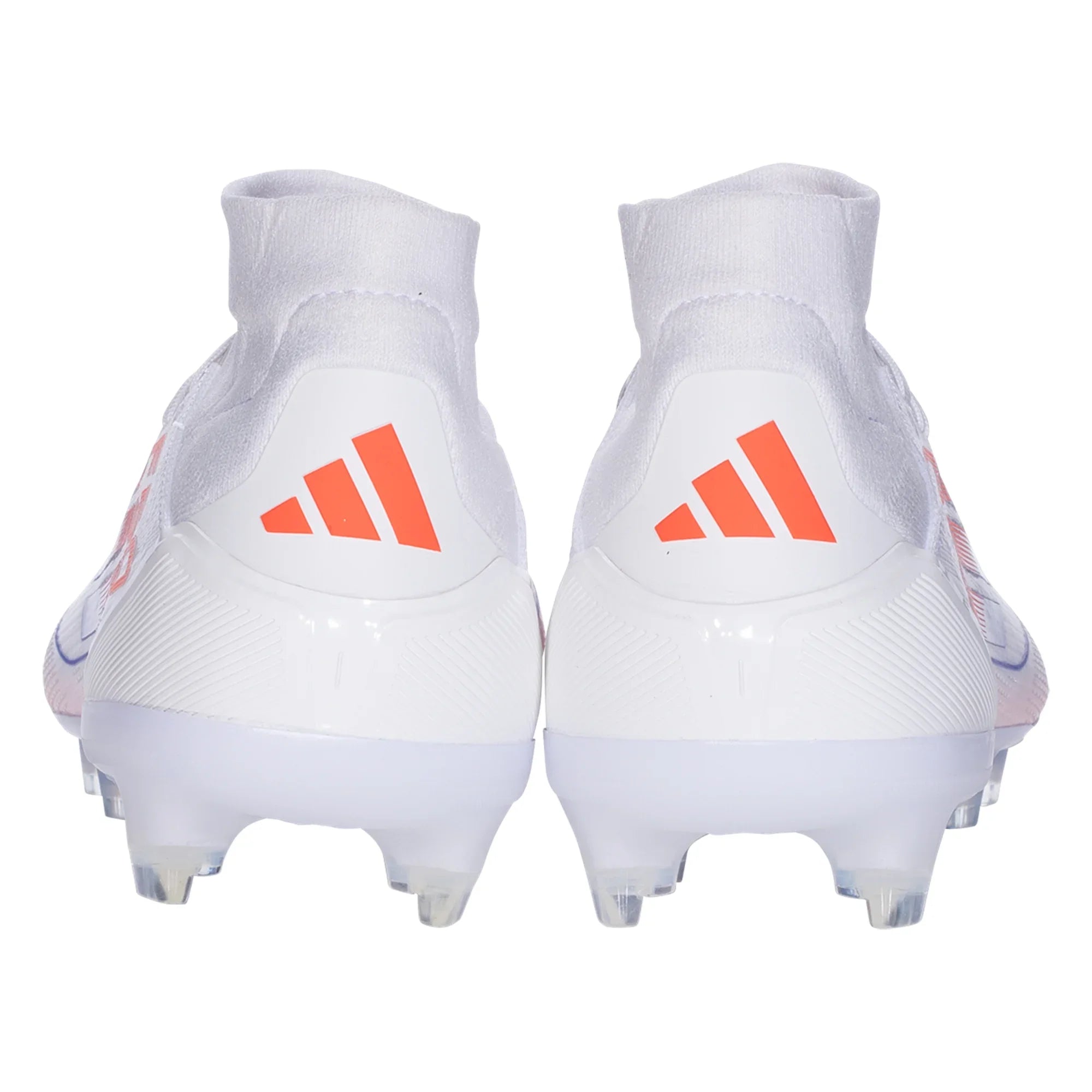 adidas F50 Pro Mid FG Women’s Firm Ground Soccer Cleat - White/Solar Red/Lucid Blue