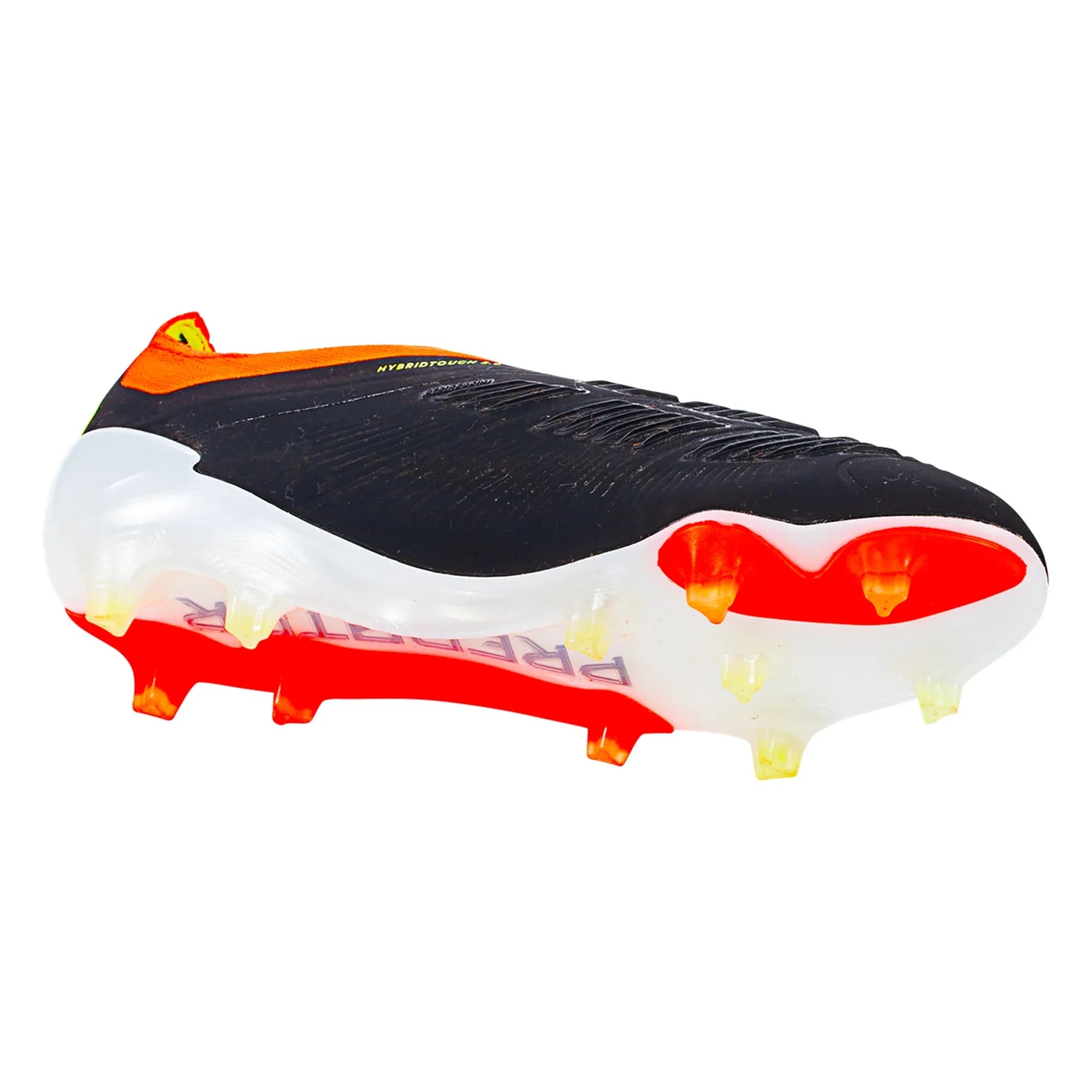 adidas Predator Elite Laceless FG Firm Ground Soccer Cleat - Core Black/White/Solar Red