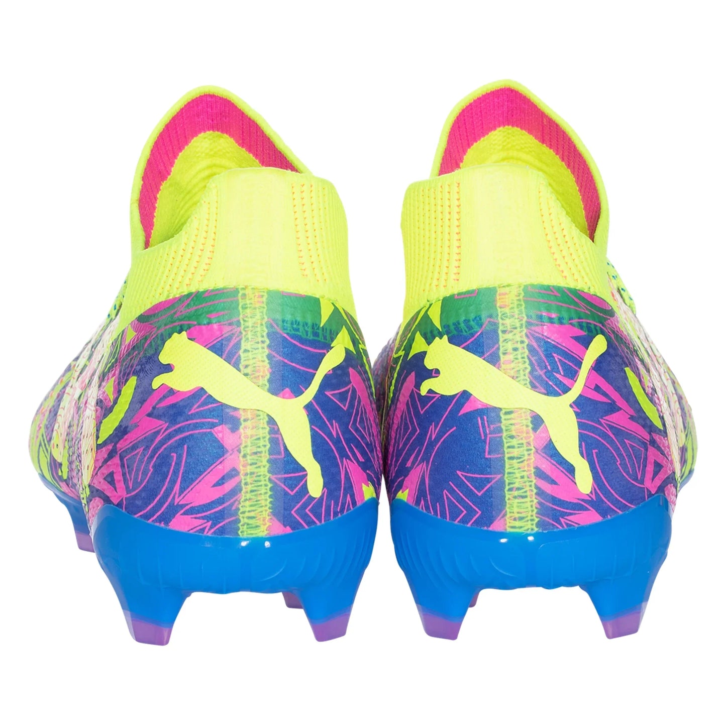 Puma Future Ultimate FG/AG Firm Ground Soccer Cleat - Ultra Blue/Yellow Alert/Luminous Pink
