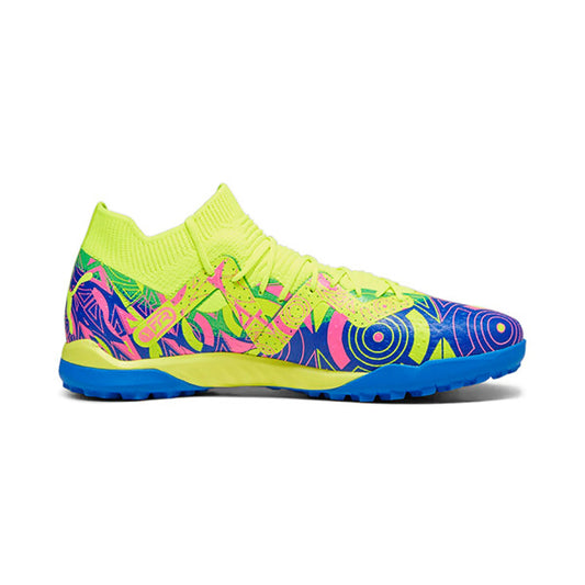 Puma Future Match TT Turf Soccer Cleat Ultra Blue/Yellow Alert/Luminous Pink