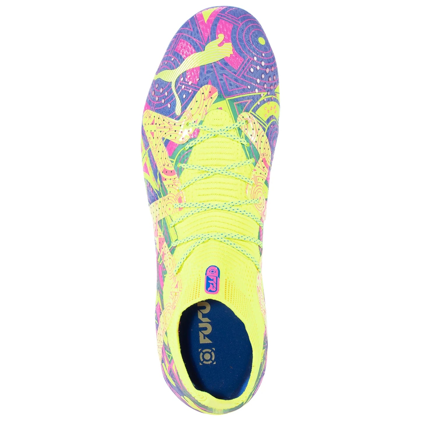 Puma Future Ultimate FG/AG Firm Ground Soccer Cleat - Ultra Blue/Yellow Alert/Luminous Pink