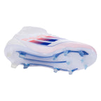 adidas F50 Pro Mid FG Women’s Firm Ground Soccer Cleat - White/Solar Red/Lucid Blue