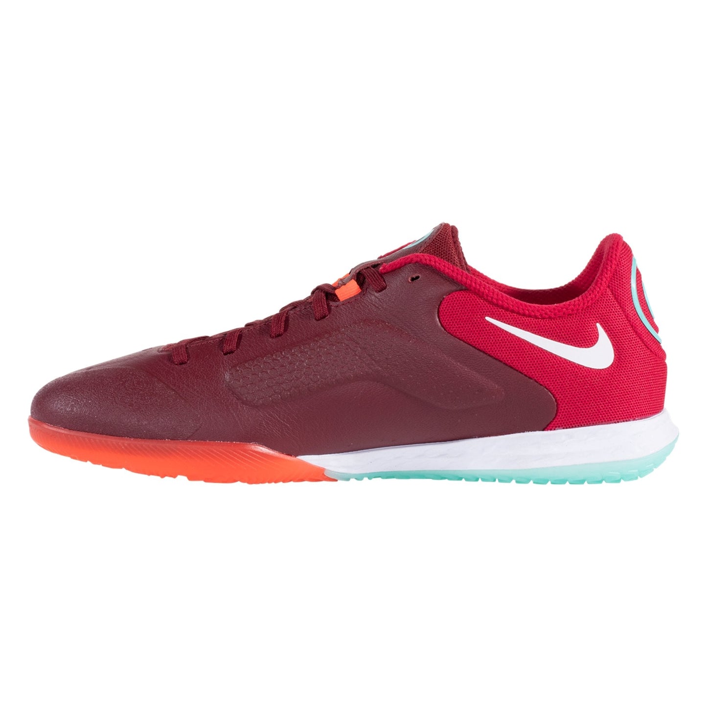 Nike React Legend 9 Pro IC Indoor Soccer Shoe - Team Red/White/Mystic Hibiscus/Bright Crimson/Dynamic Turquoise