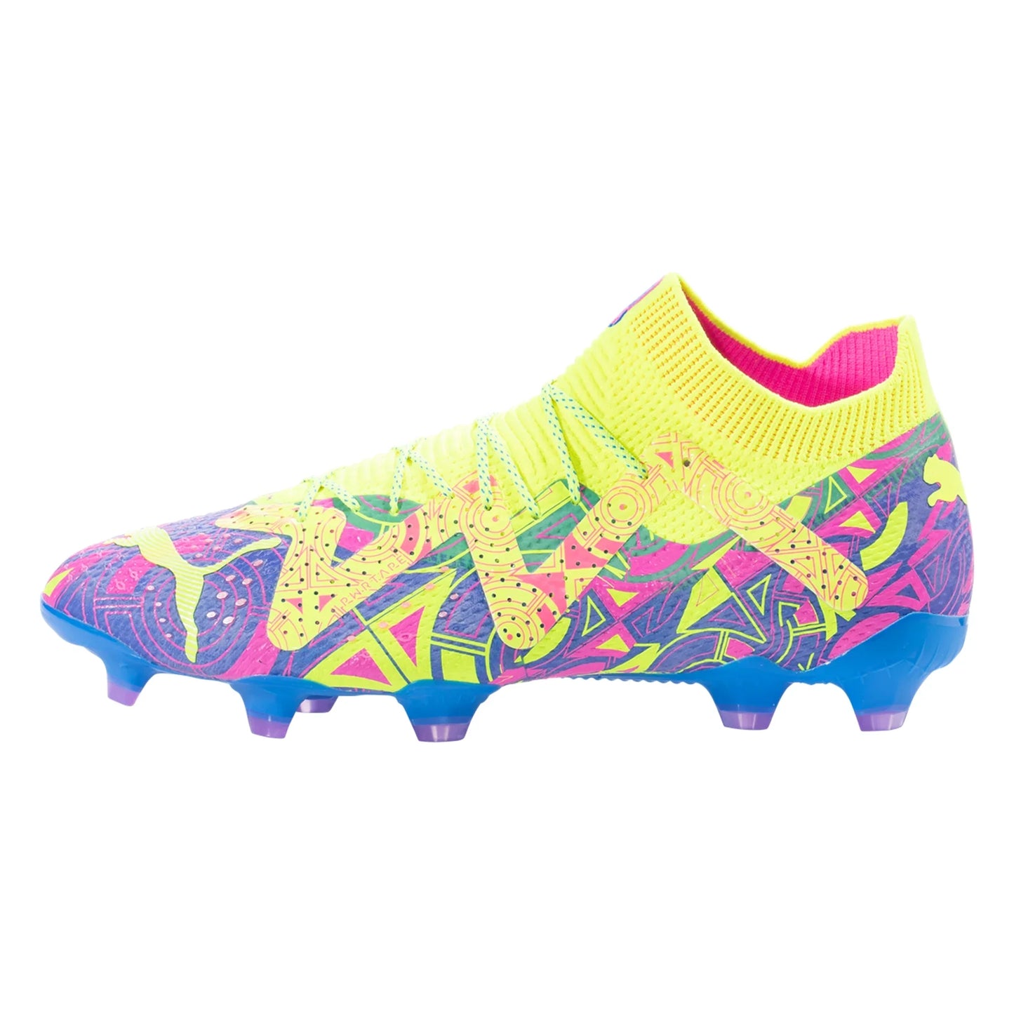 Puma Future Ultimate FG/AG Firm Ground Soccer Cleat - Ultra Blue/Yellow Alert/Luminous Pink