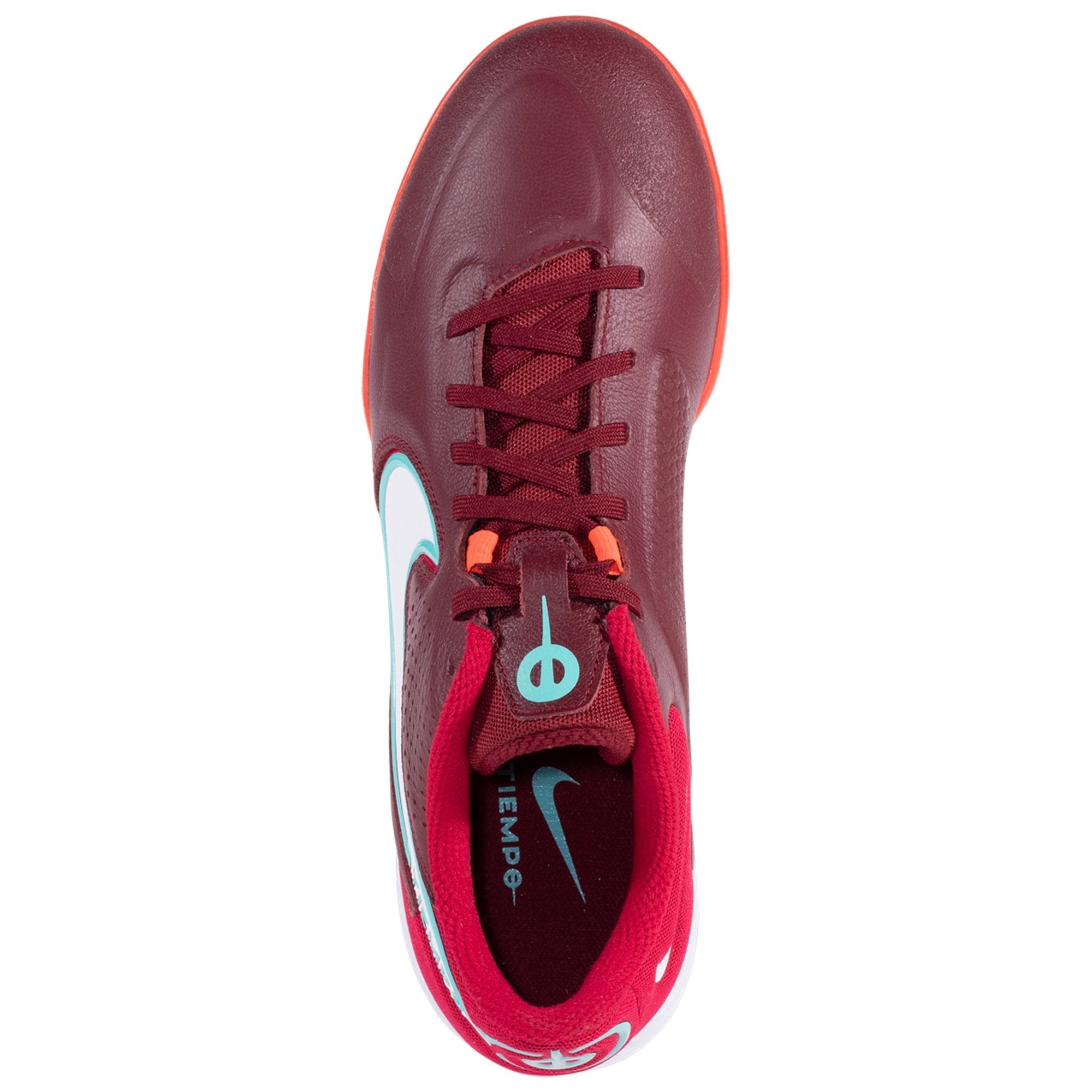 Nike React Legend 9 Pro IC Indoor Soccer Shoe - Team Red/White/Mystic Hibiscus/Bright Crimson/Dynamic Turquoise
