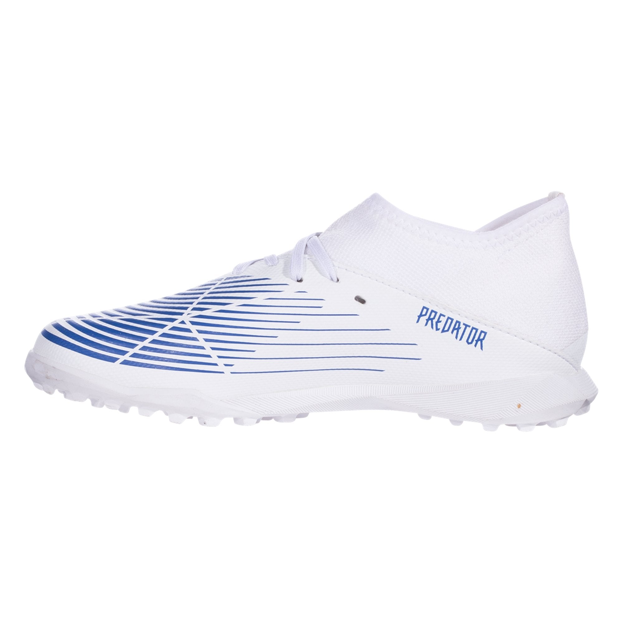 adidas Predator Edge.3 TF Junior Artificial Turf Soccer Shoes - Footwear White/Hi res Blue/Legacy Indigo