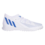 adidas Predator Edge.3 TF Junior Artificial Turf Soccer Shoes - Footwear White/Hi res Blue/Legacy Indigo