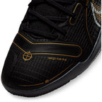 Nike Mercurial Vapor 14 Academy TF Turf Soccer Cleats- Black/Metallic Gold/ Metallic Silver