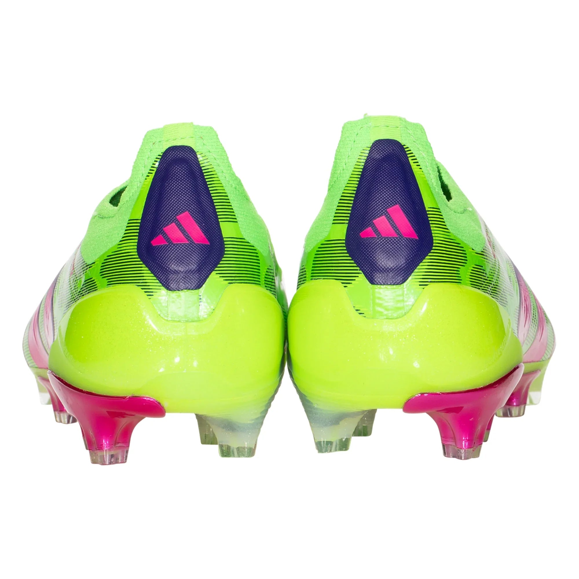 adidas Predator Elite Laceless FG Firm Ground Soccer Cleat - Solar Green/Shock Pink/Lucid Lemon