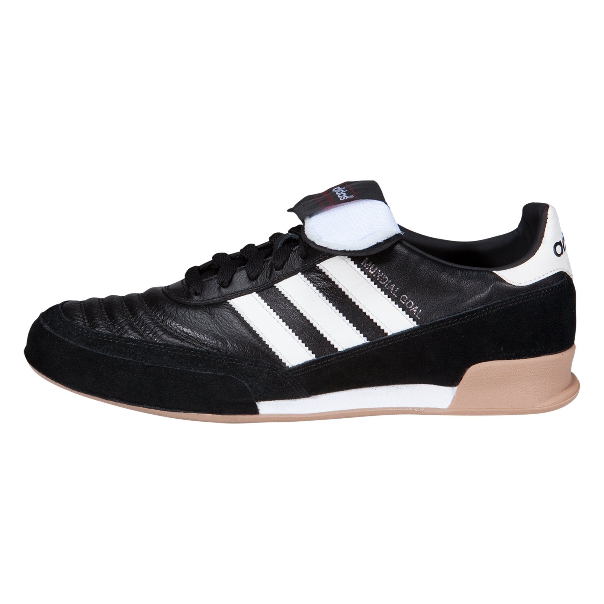 adidas Mundial Goal Indoor Soccer Shoe - Black/White