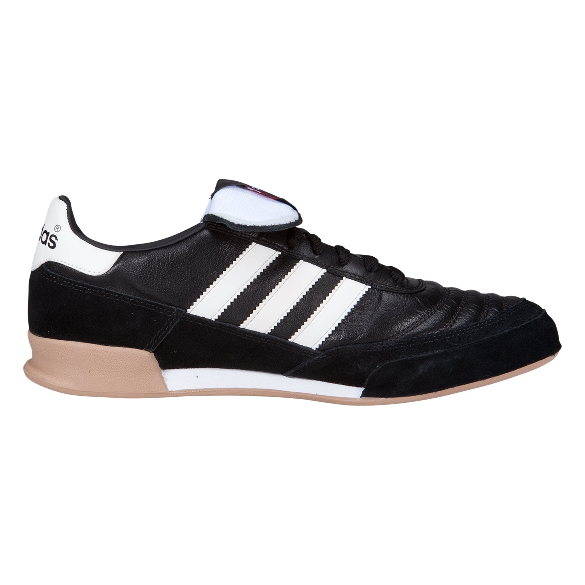 adidas Mundial Goal Indoor Soccer Shoe - Black/White